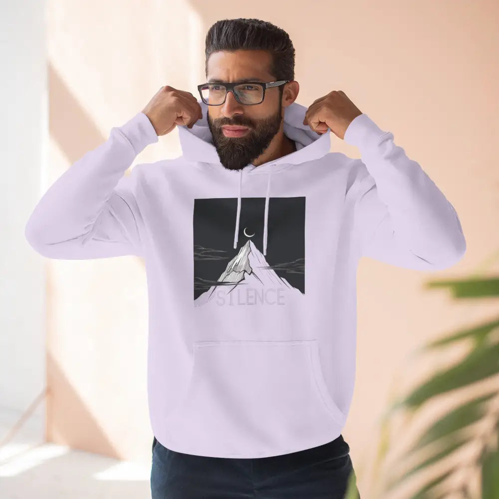 Mountain Vibes Fleece Unisex Hoodie Cozy Outdoor Apparel
