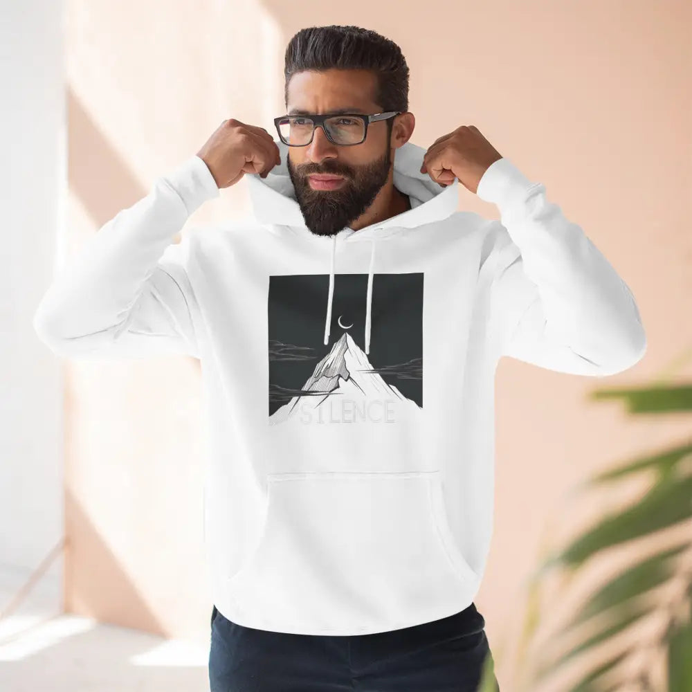 Mountain Vibes Fleece Unisex Hoodie Cozy Outdoor Apparel