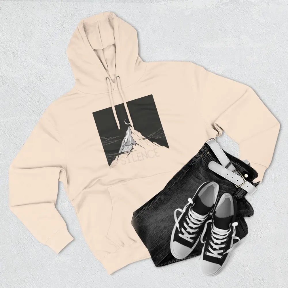 Mountain Vibes Fleece Unisex Hoodie Cozy Outdoor Apparel