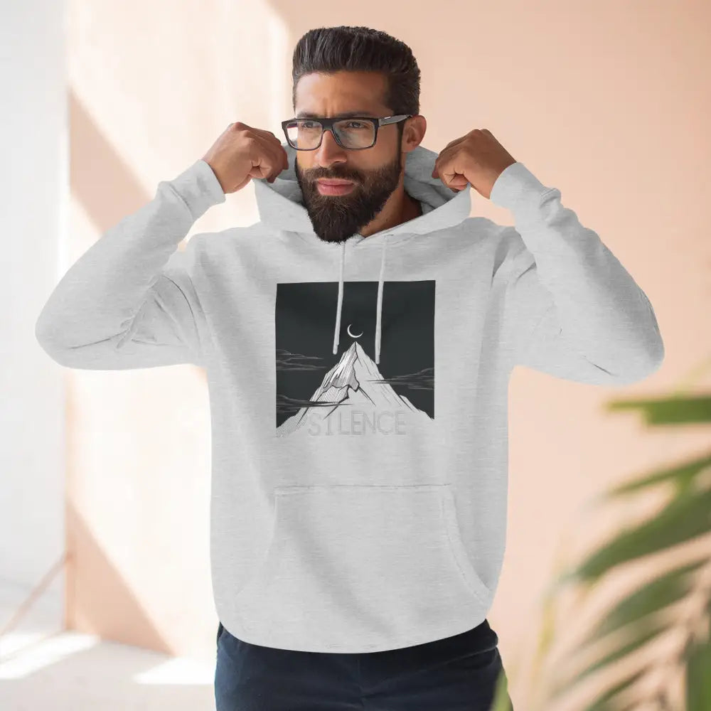 Mountain Vibes Fleece Unisex Hoodie Cozy Outdoor Apparel