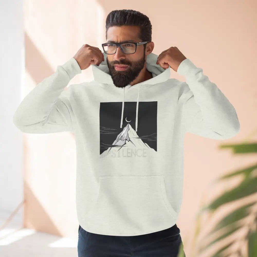 Mountain Vibes Fleece Unisex Hoodie Cozy Outdoor Apparel