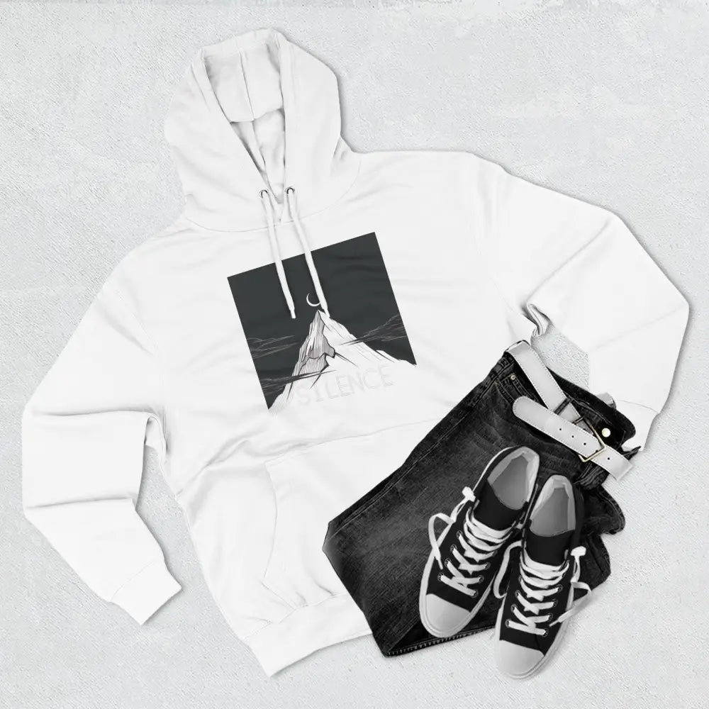 Mountain Vibes Fleece Unisex Hoodie Cozy Outdoor Apparel