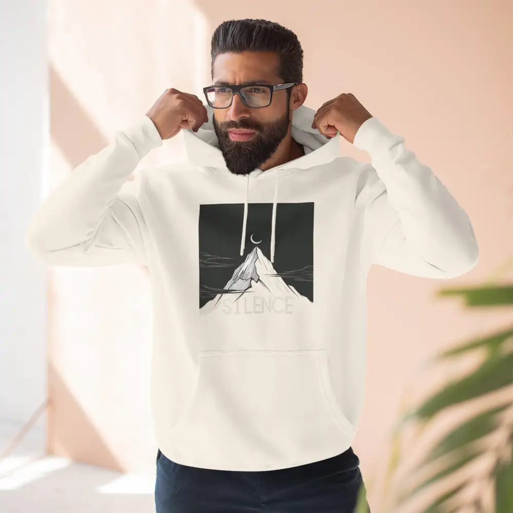 Mountain Vibes Fleece Unisex Hoodie Cozy Outdoor Apparel
