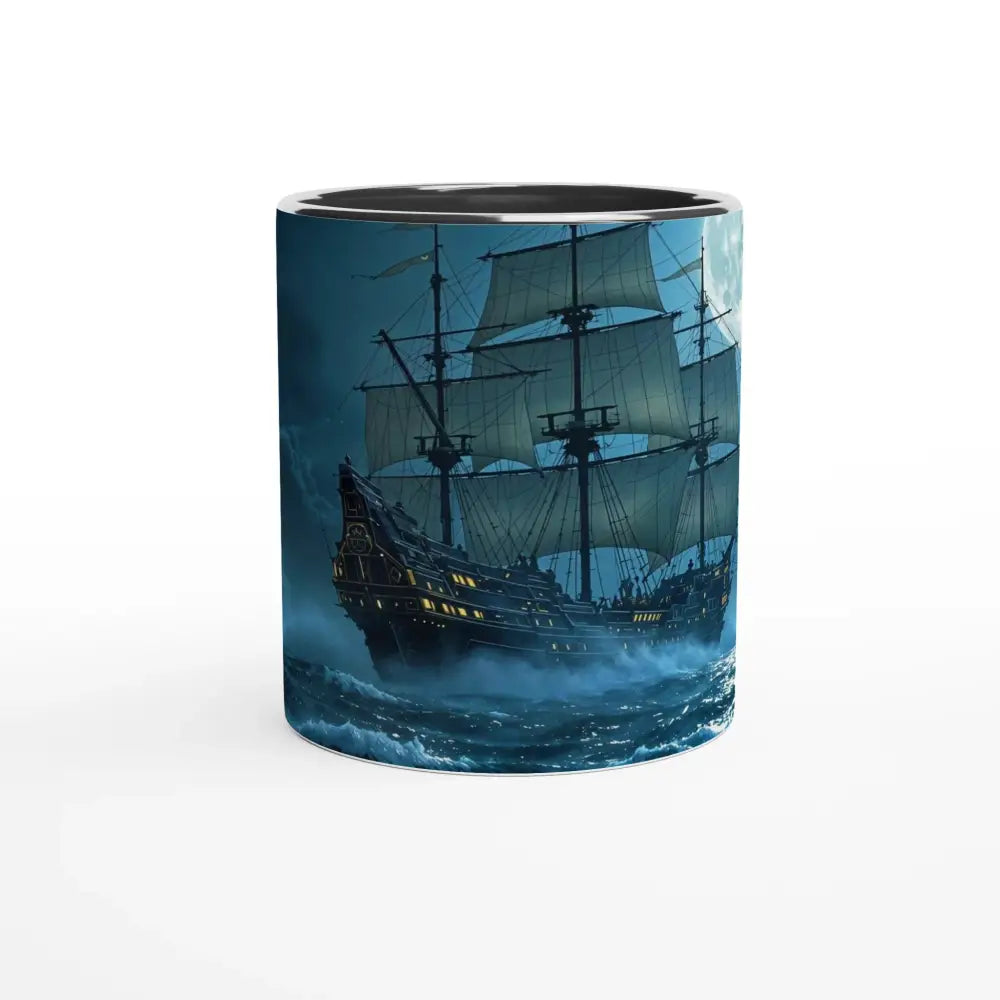 Ceramic mug with nautical theme from PixiOnyx Moonlit Majesty collection