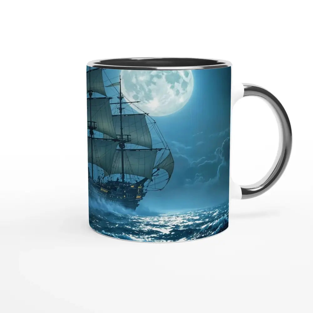 Pirate ship mug from Moonlit Majesty PixiOnyx Celestial Brew Vessel collection