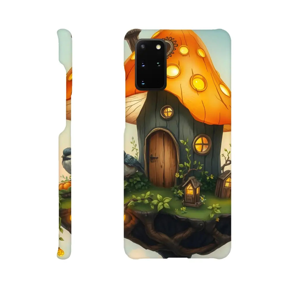 Mushroom Skyhouse Samsung Case featuring a whimsical mushroom house design