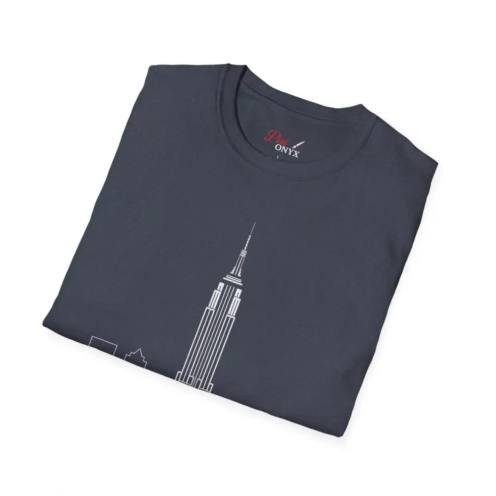 New York City Skyline T Shirt | Unisex Travel Tee Lover Gift Urban Fashion NYC Souvenir Cool Graphic
