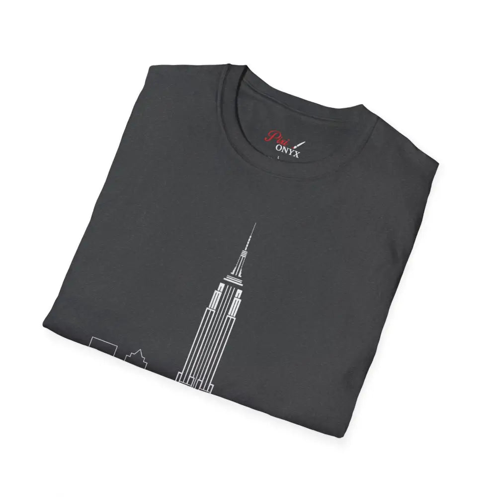 New York City Skyline T Shirt | Unisex Travel Tee Lover Gift Urban Fashion NYC Souvenir Cool Graphic