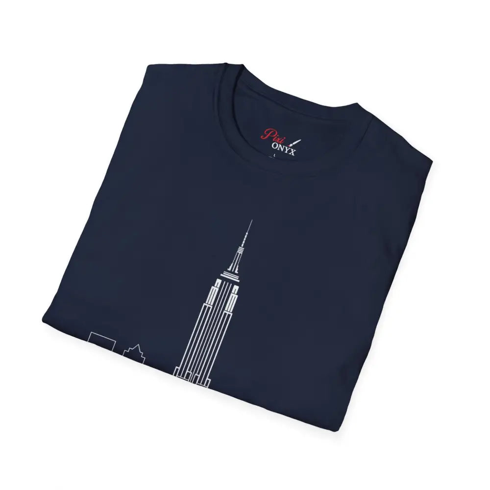 New York City Skyline T Shirt | Unisex Travel Tee Lover Gift Urban Fashion NYC Souvenir Cool Graphic