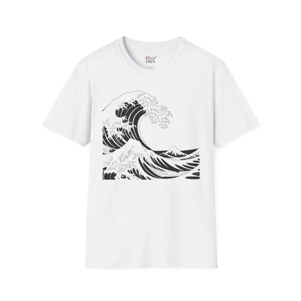 Ocean Wave Unisex T Shirt Soft Style Tee Beach Vibes Summer Casual Wear Gift for Nature Lovers Relaxed Fit Apparel
