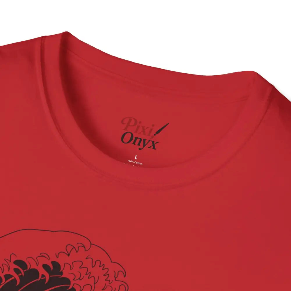 Ocean Wave Unisex T Shirt Soft Style Tee Beach Vibes Summer Casual Wear Gift for Nature Lovers Relaxed Fit Apparel