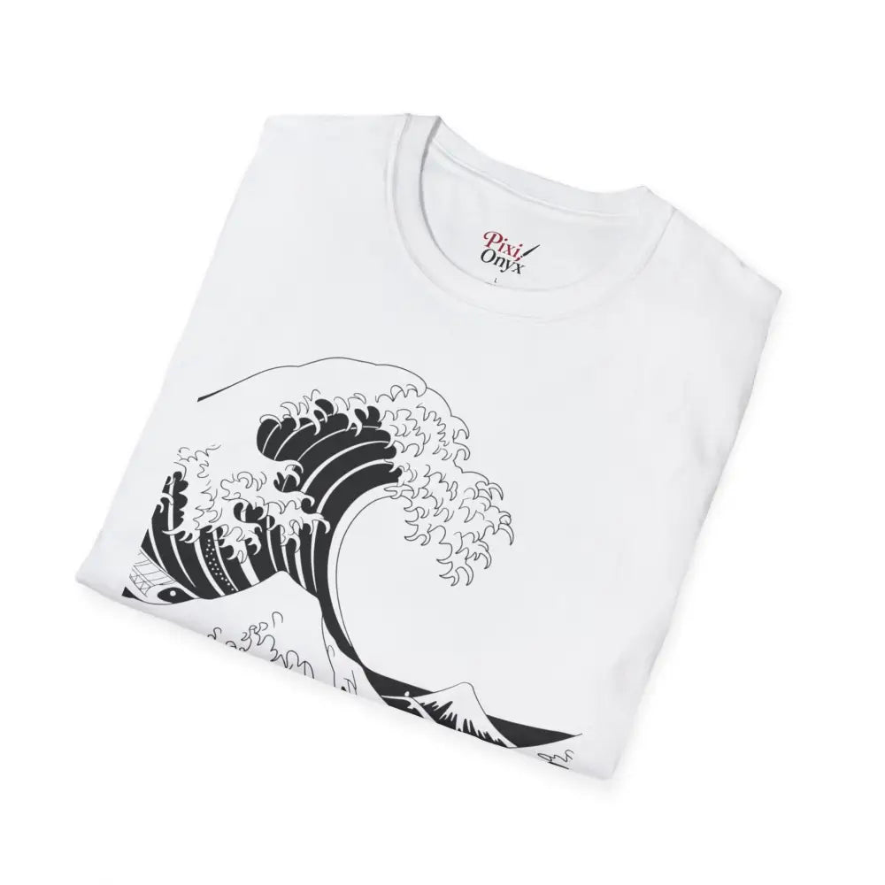 Ocean Wave Unisex T Shirt Soft Style Tee Beach Vibes Summer Casual Wear Gift for Nature Lovers Relaxed Fit Apparel