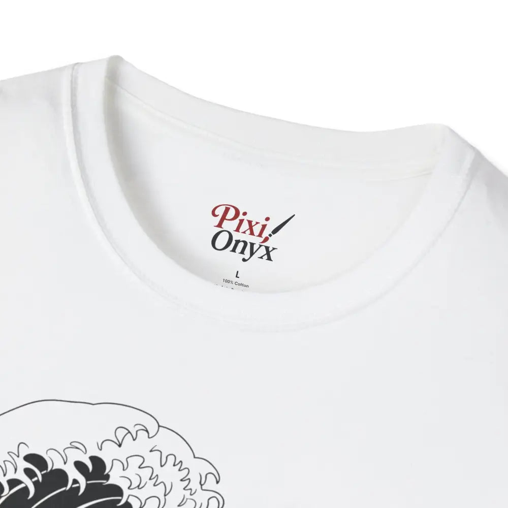 Ocean Wave Unisex T Shirt Soft Style Tee Beach Vibes Summer Casual Wear Gift for Nature Lovers Relaxed Fit Apparel