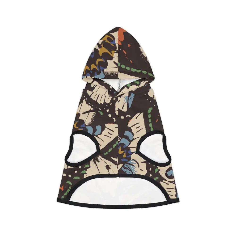 Butterfly-patterned dog hoodie from Pet Hoodie Fluttercore PixiOnyx Surreal Woodlandwear