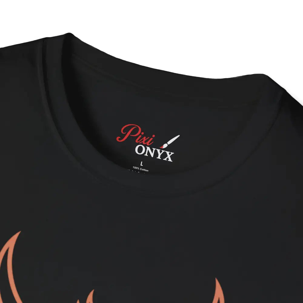Phoenix Rising Unisex Softstyle T Shirt | Trendy Graphic Tee Casual Wear Gift for Her/Him Festival Apparel Symbol
