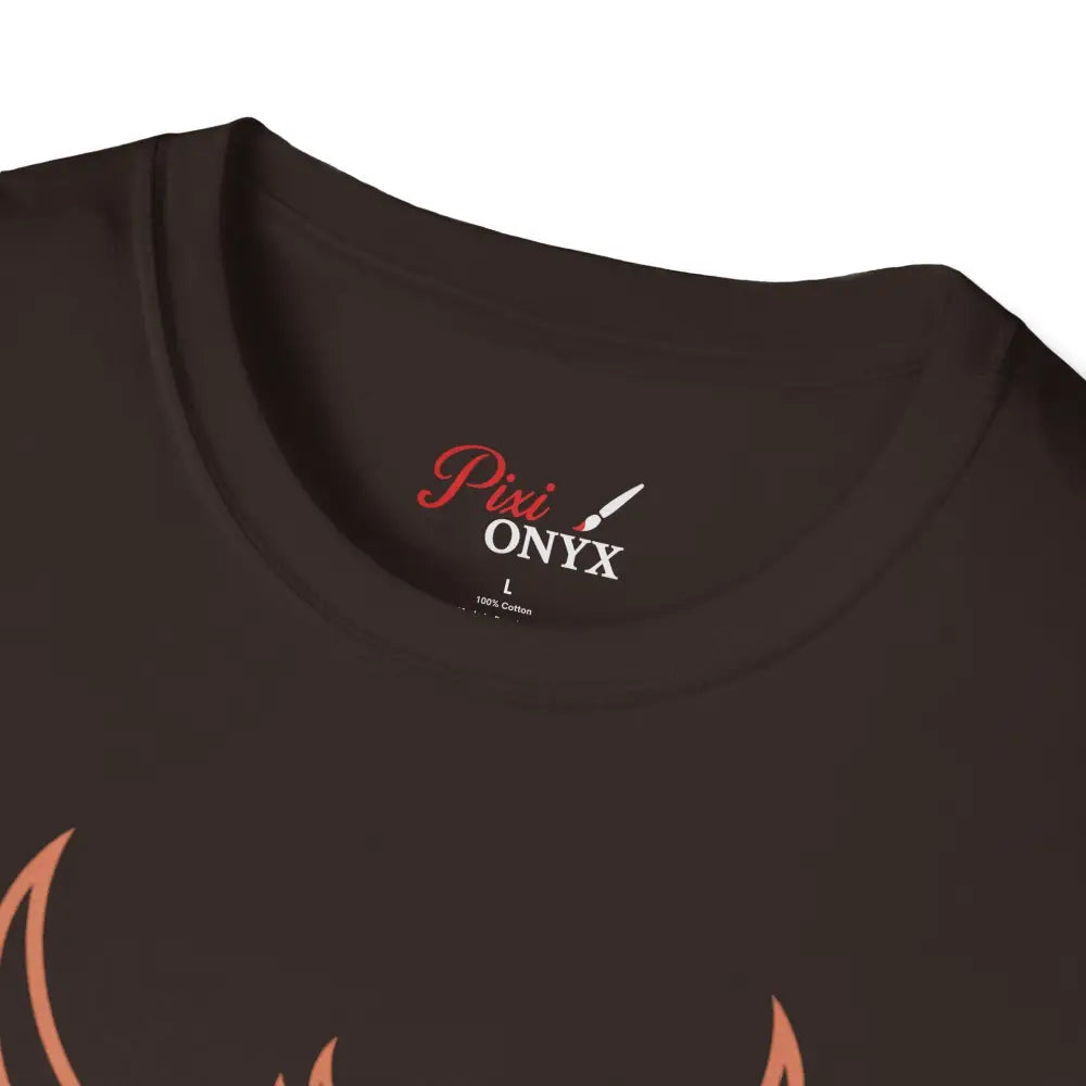 Phoenix Rising Unisex Softstyle T Shirt | Trendy Graphic Tee Casual Wear Gift for Her/Him Festival Apparel Symbol