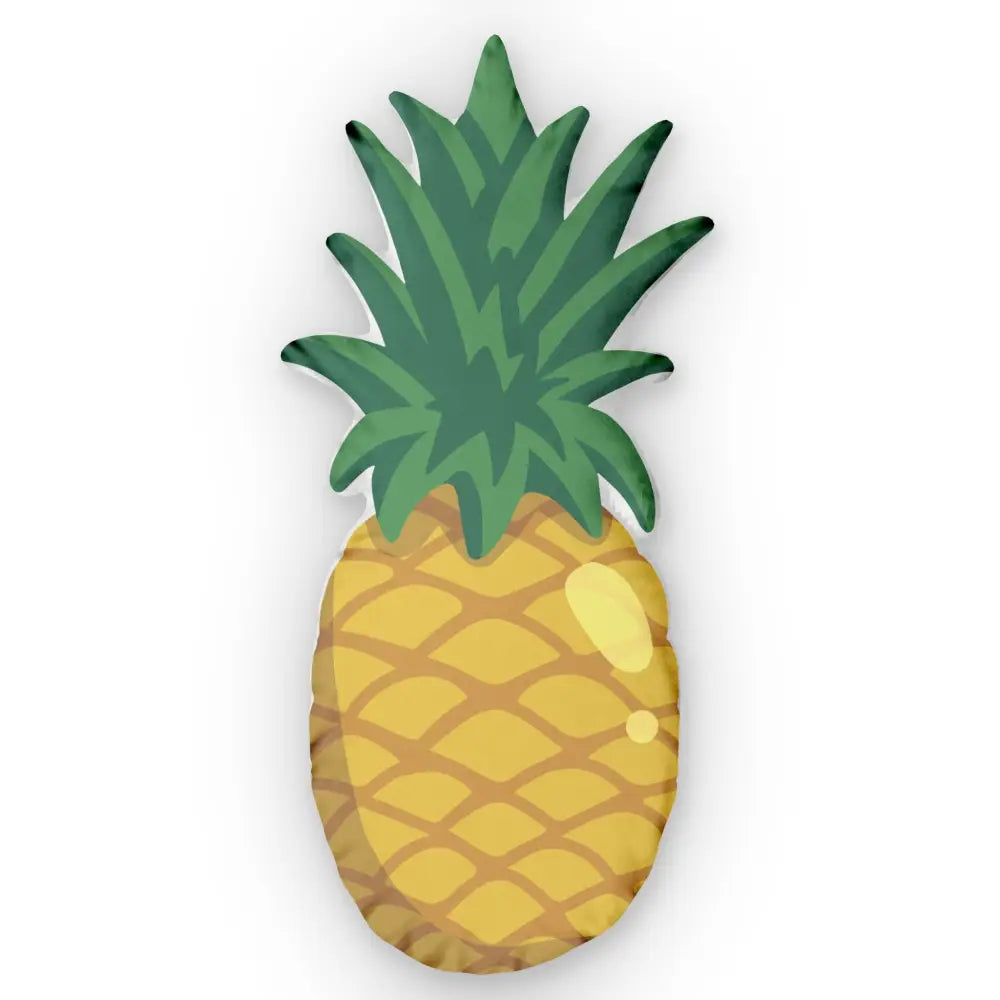 Playful pineapple-shaped pillow with green leaves for Gnaftis House Flat by Honson Ventures Limited