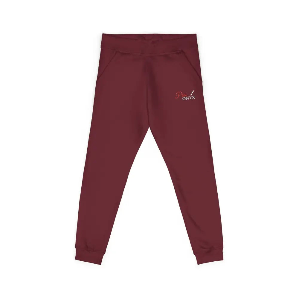 PixiOnyx Cozy Unisex fleece sweatpants with elastic waistband and ribbed cuffs for comfort