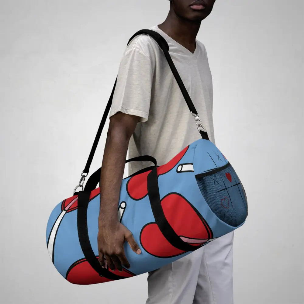 Playful Lollipop Duffel Bag Perfect for Gym Travel Kids Birthday Parties Candy Lovers Bags