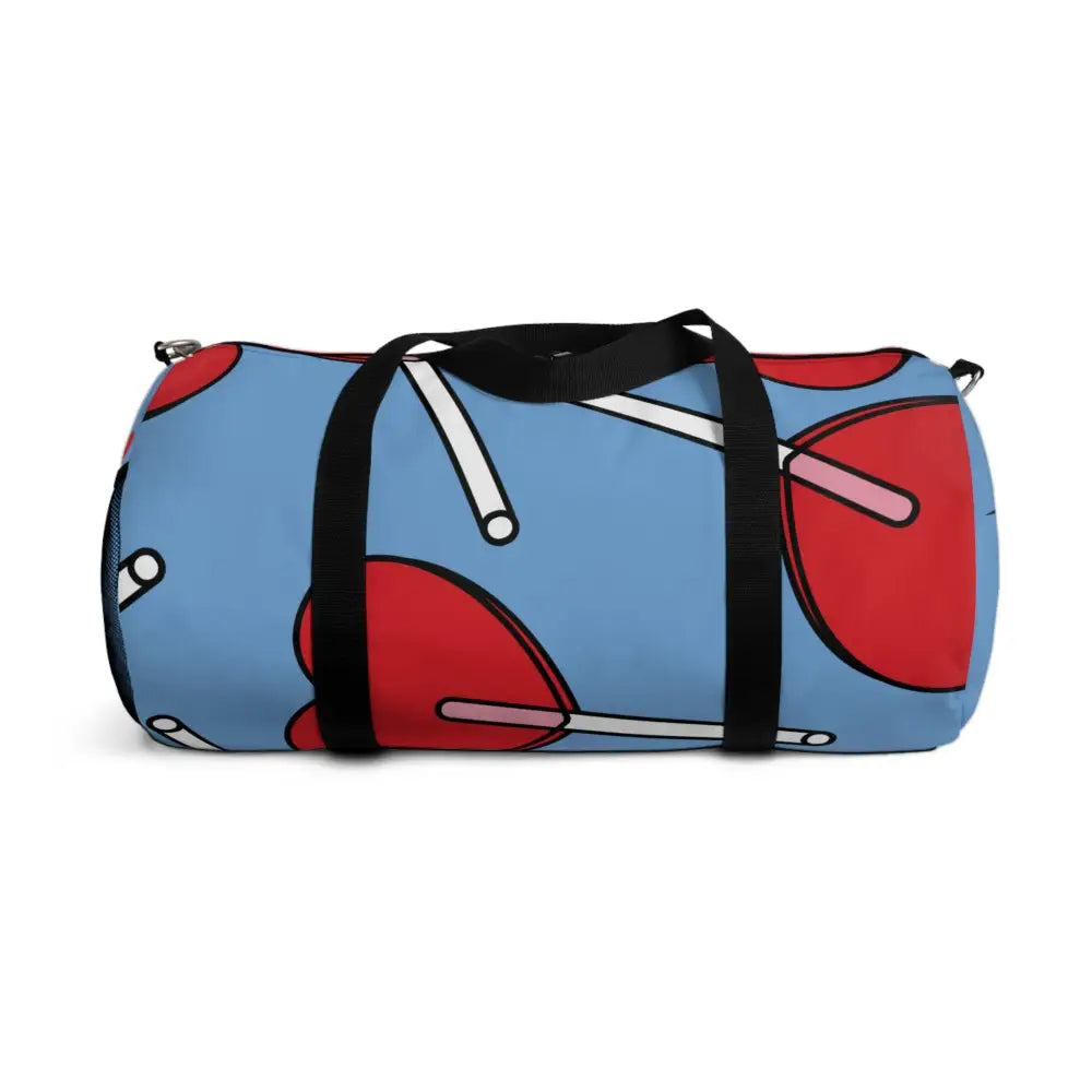 Playful Lollipop Duffel Bag Perfect for Gym Travel Kids Birthday Parties Candy Lovers Bags