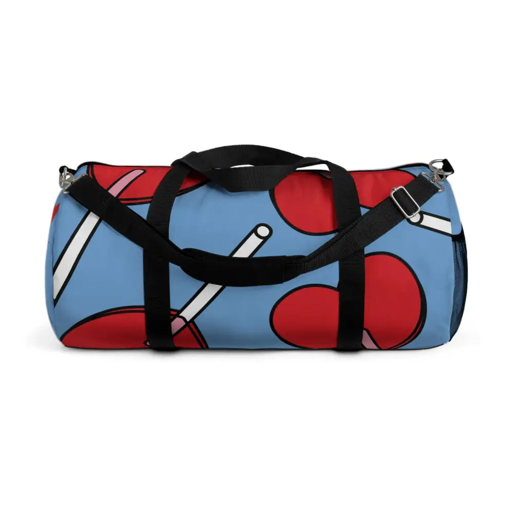 Playful Lollipop Duffel Bag Perfect for Gym Travel Kids Birthday Parties Candy Lovers Bags