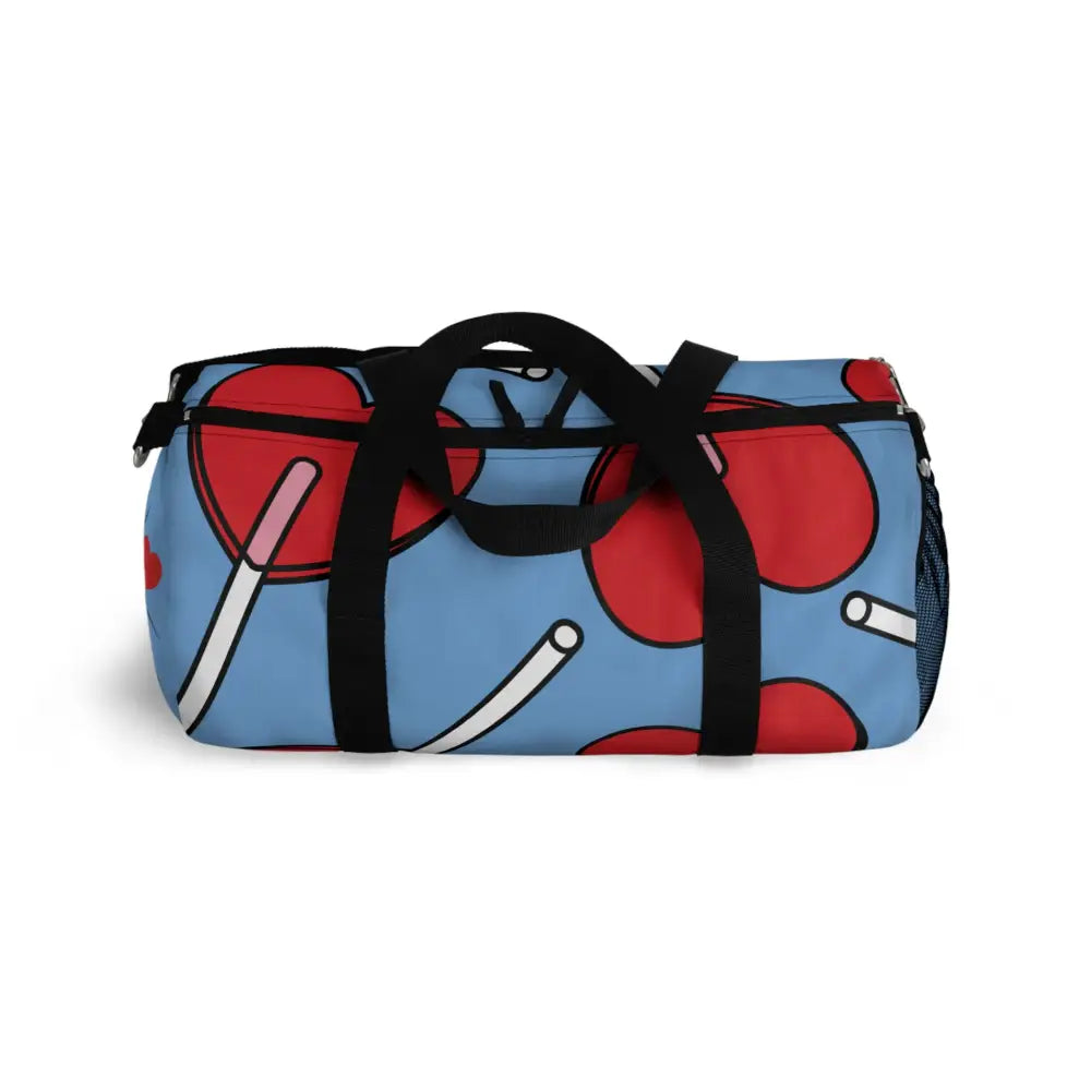 Playful Lollipop Duffel Bag Perfect for Gym Travel Kids Birthday Parties Candy Lovers Bags