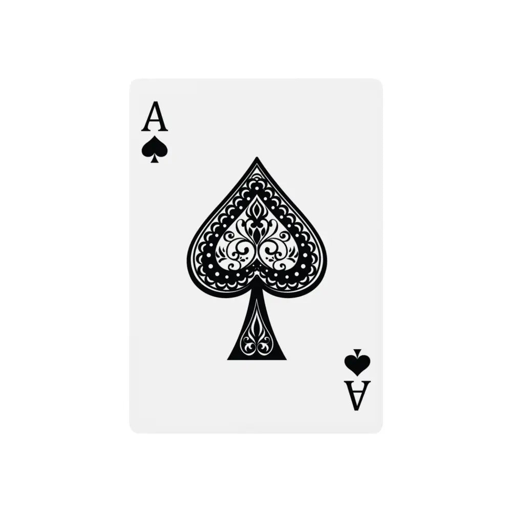 Ace of Spades playing card from PixiOnyx Urban Royal Deck Crown Meowjesty
