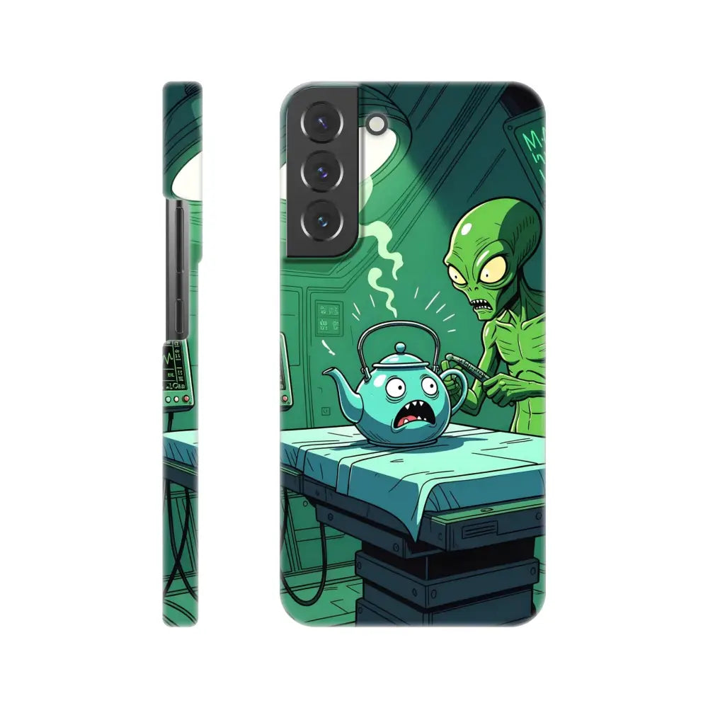 Alien-themed phone case for Samsung Probe Protocol Comic Alien Abduction PixiOnyx