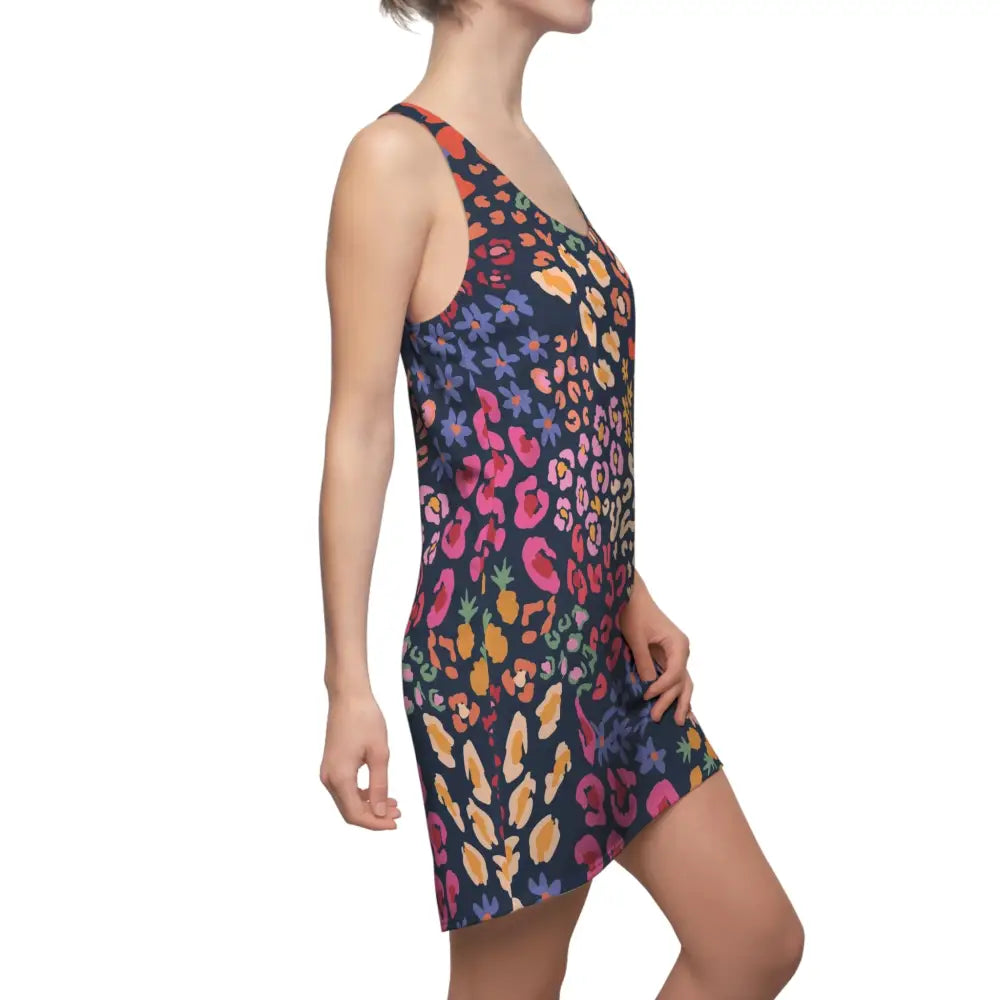 Sleeveless patterned mini dress from PixiOnyx Racerback Summer Statementwear collection