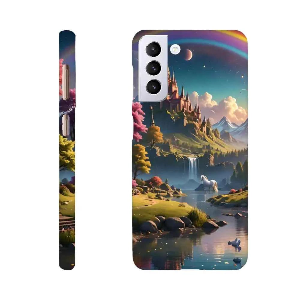 Realm of the Rainbow Crown – Slim Samsung Fantasy Case | PixiOnyx