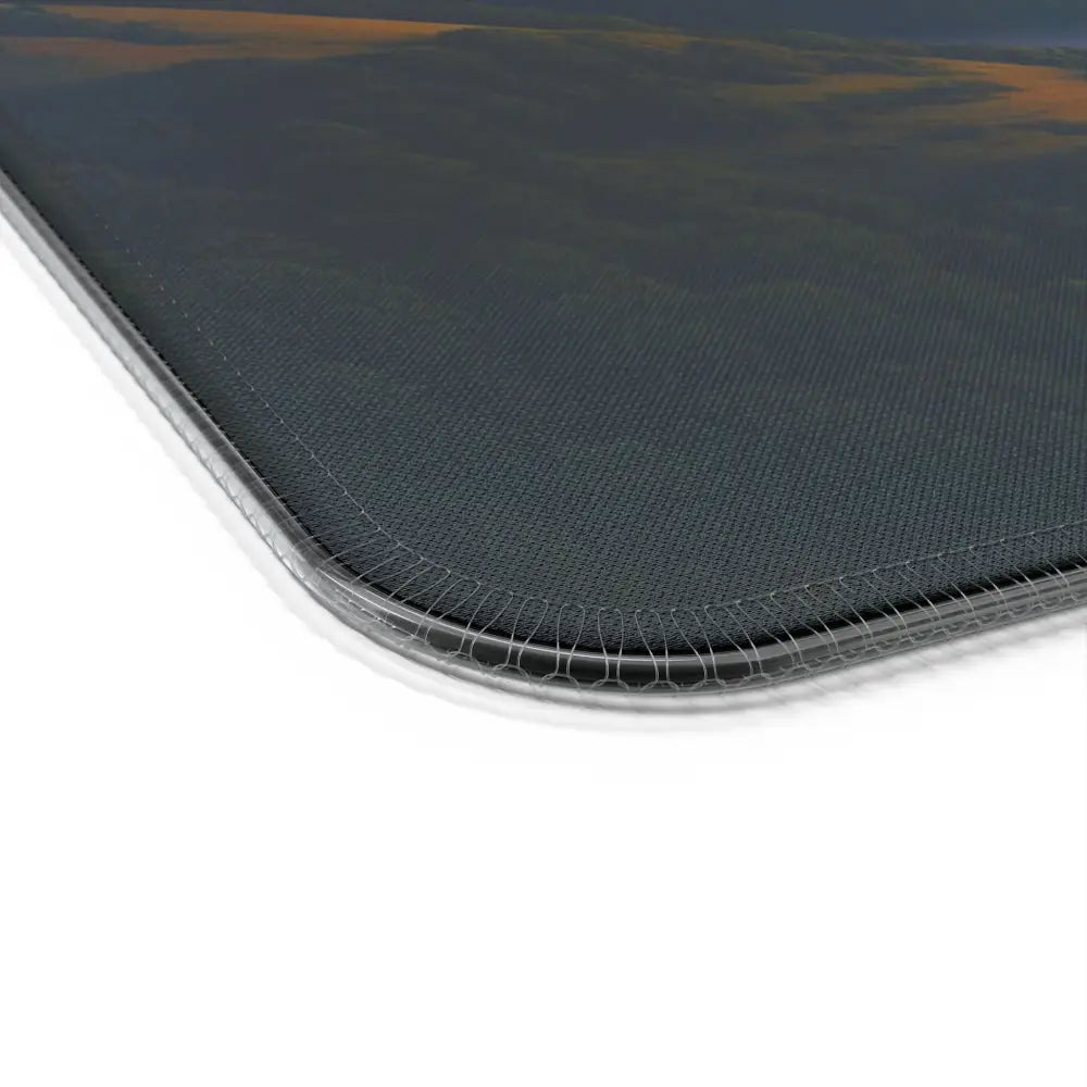 Textured dark-colored RGB Wireless Charging Mousepad with stitched edges from PixiOnyx Dreamscape Vibe