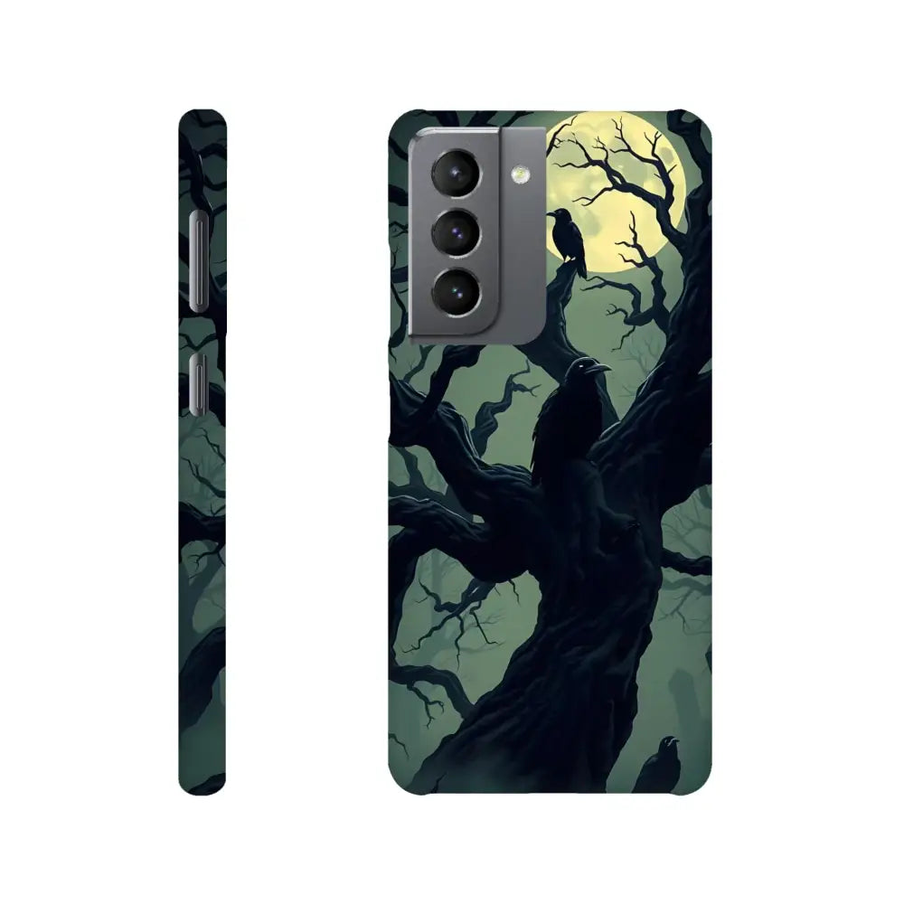 Samsung Slim Case with Raven and Moon design from PixiOnyx Phantom Grip Series
