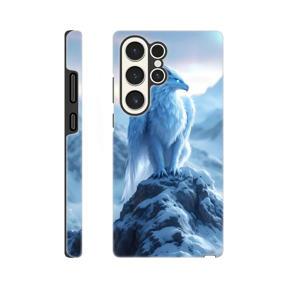 Samsung Tough Case with snowy griffin design for PixiOnyx Winter Sentinel Fantasy Shell