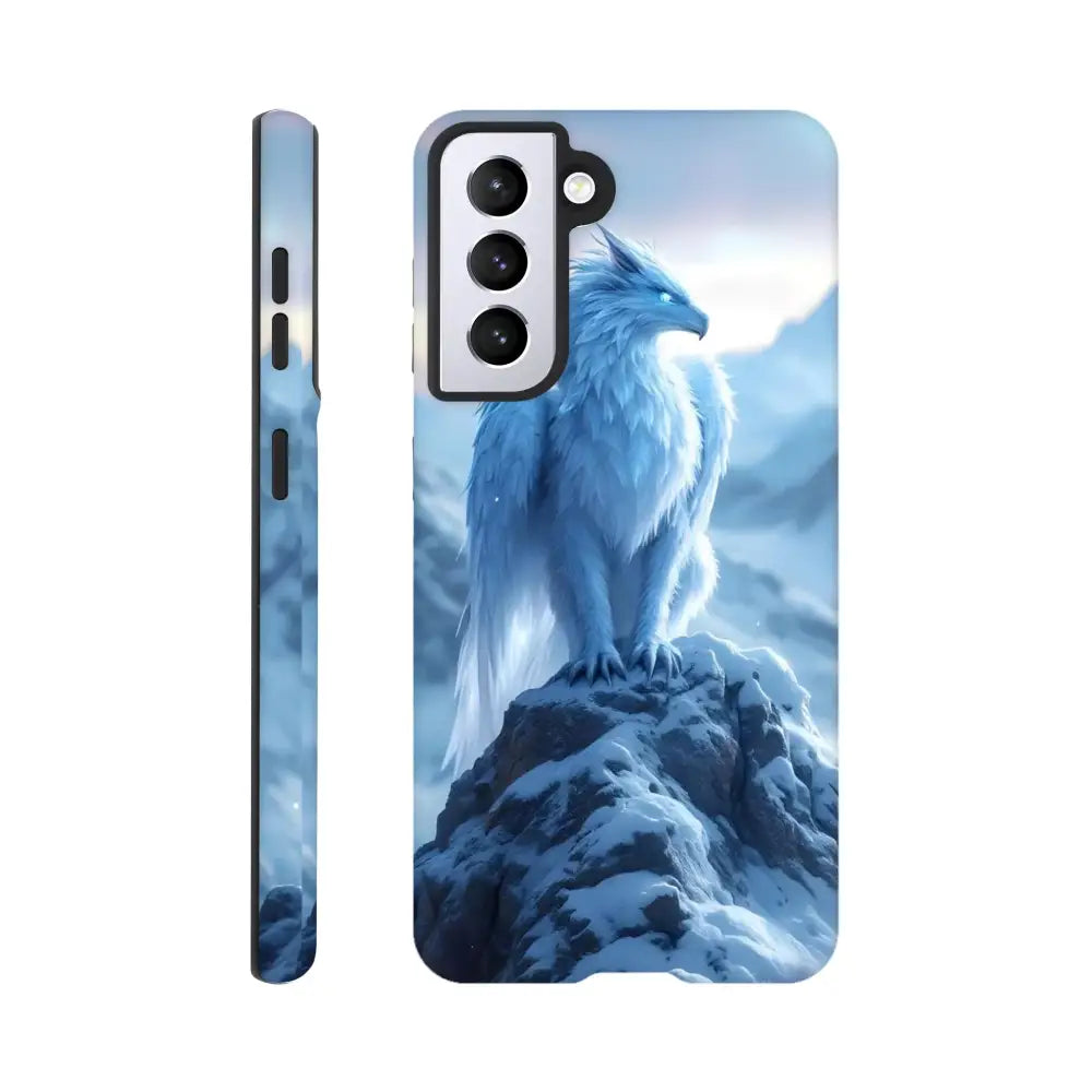 Samsung Tough Case with Snowy Griffon Design for Frostpeak Gryphon PixiOnyx Winter Sentinel