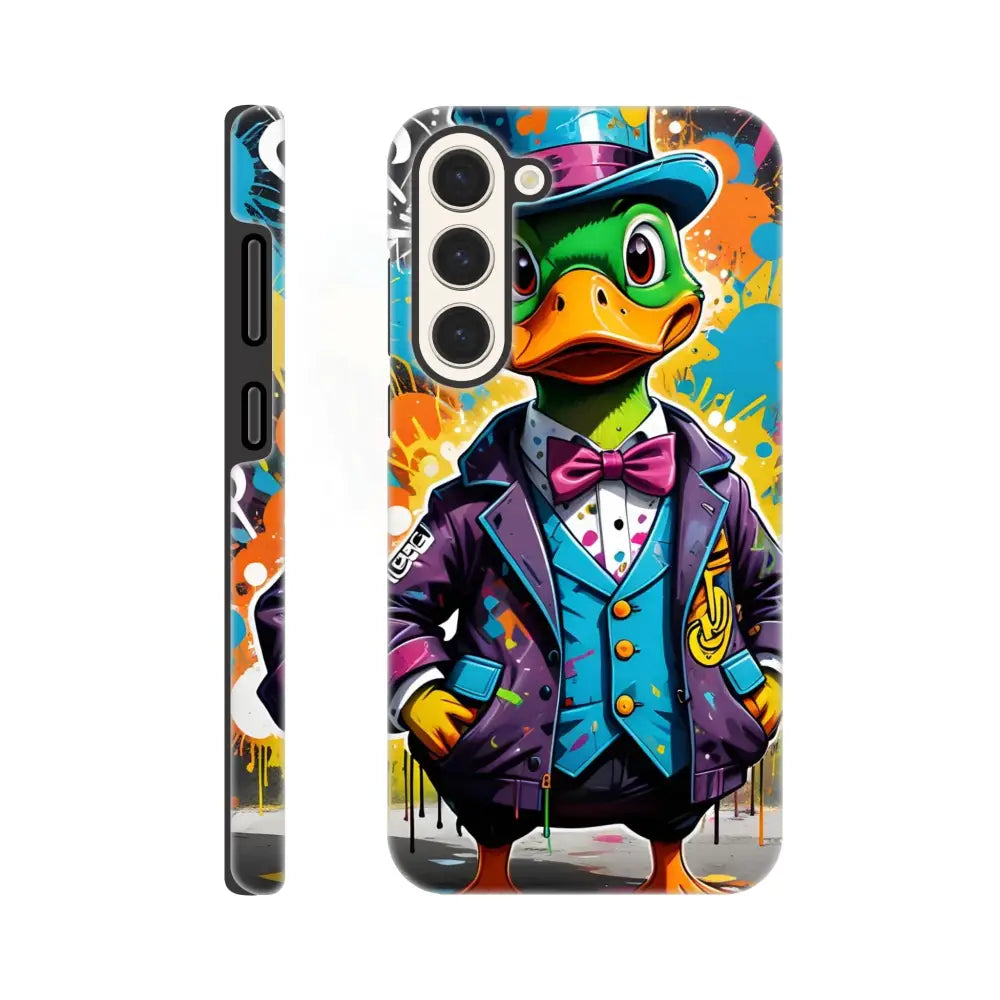 Samsung Tough Case with cartoon duck design for urban gangster style