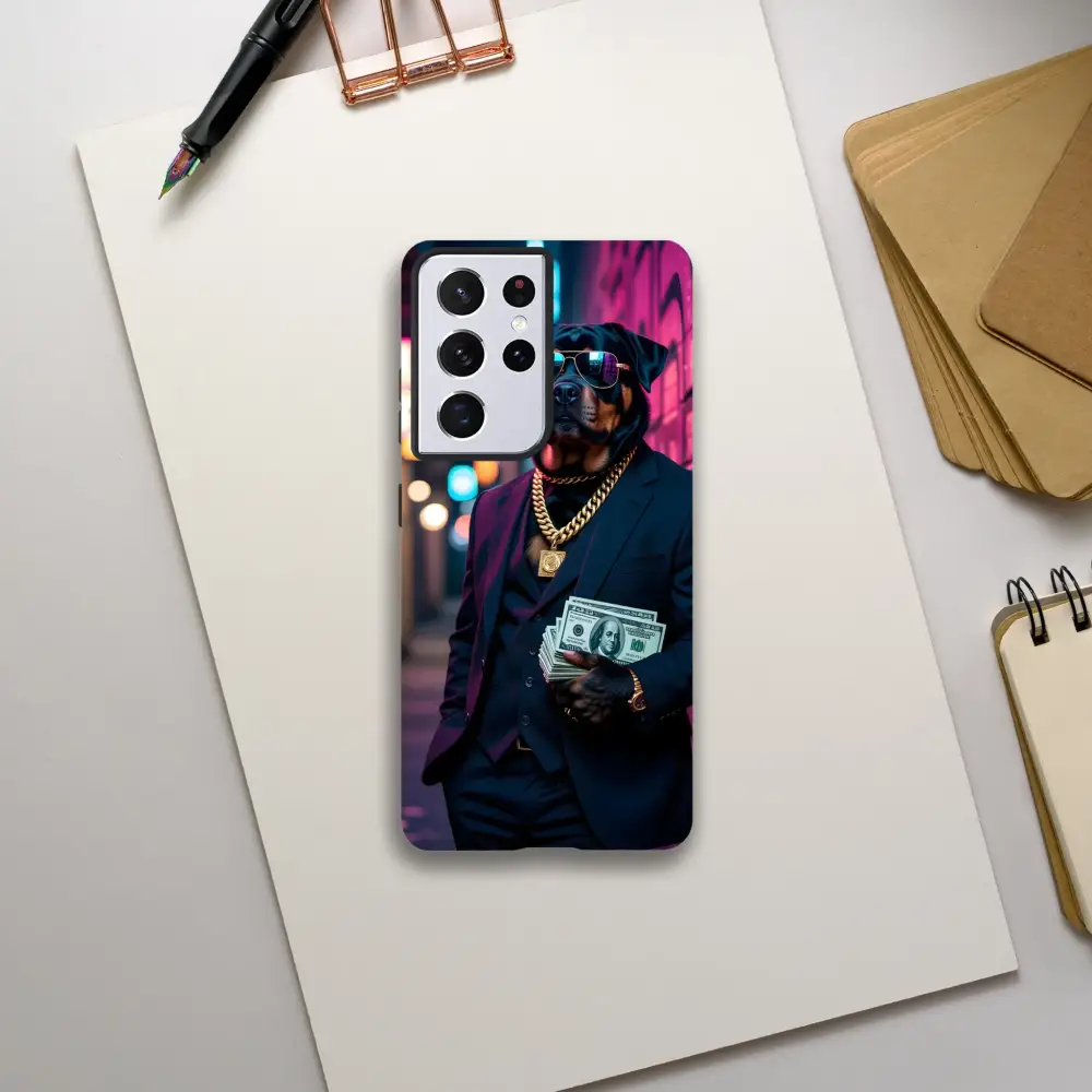 Samsung Tough Case with Dog Design for Kingpin K9 by PixiOnyx Urban Armor