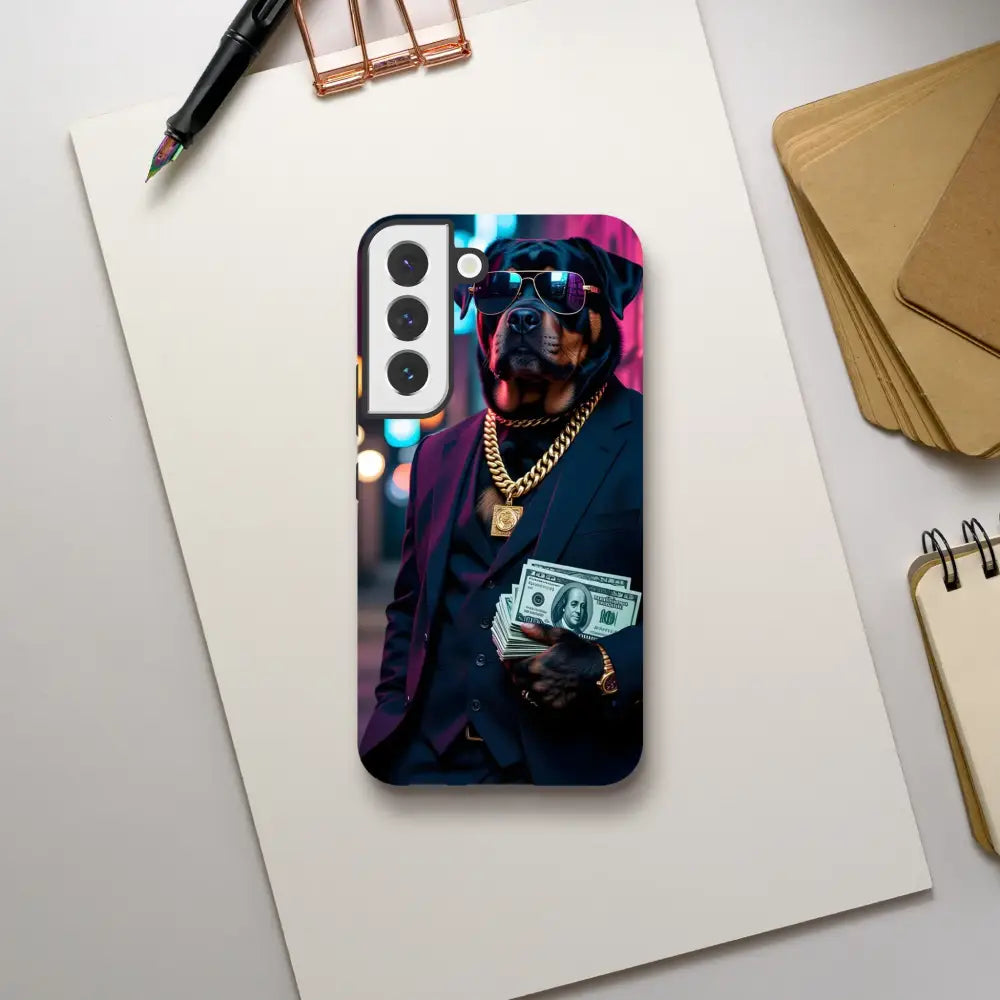 Dog-themed phone case for Samsung Tough Case Kingpin K9 by PixiOnyx Urban Armor