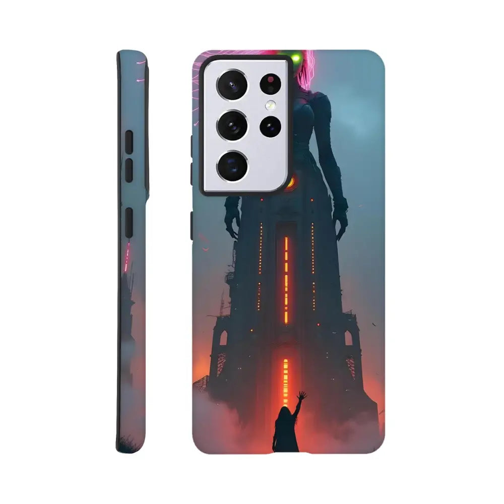 Samsung Tough Case with fantasy-inspired sci-fi fairytale art from PixiOnyx Shockguard Series