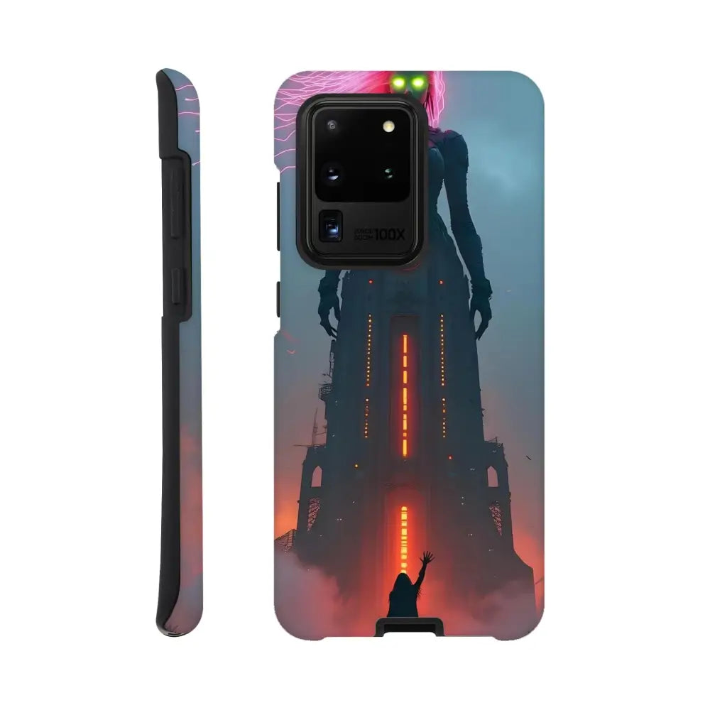 Samsung Tough Case with cyberpunk design from PixiOnyx Shockguard Series