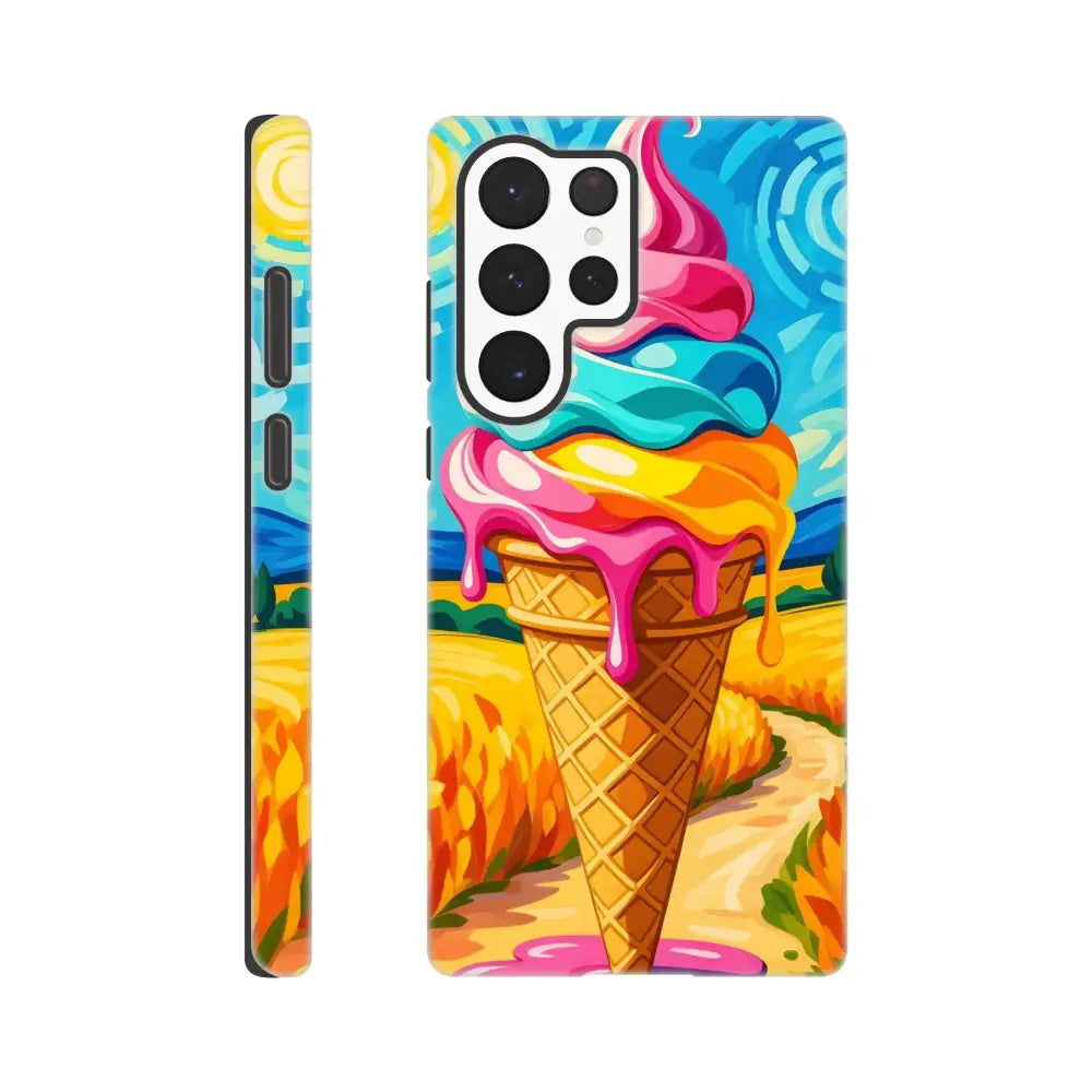 Samsung Tough Case with ice cream cone design from PixiOnyx Playful Armor