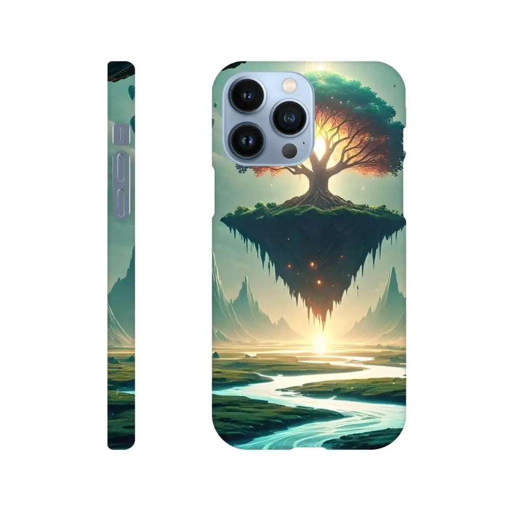 Fantasy landscape phone case featuring Sanctuary of the Skyroot design for iPhone Slim Case