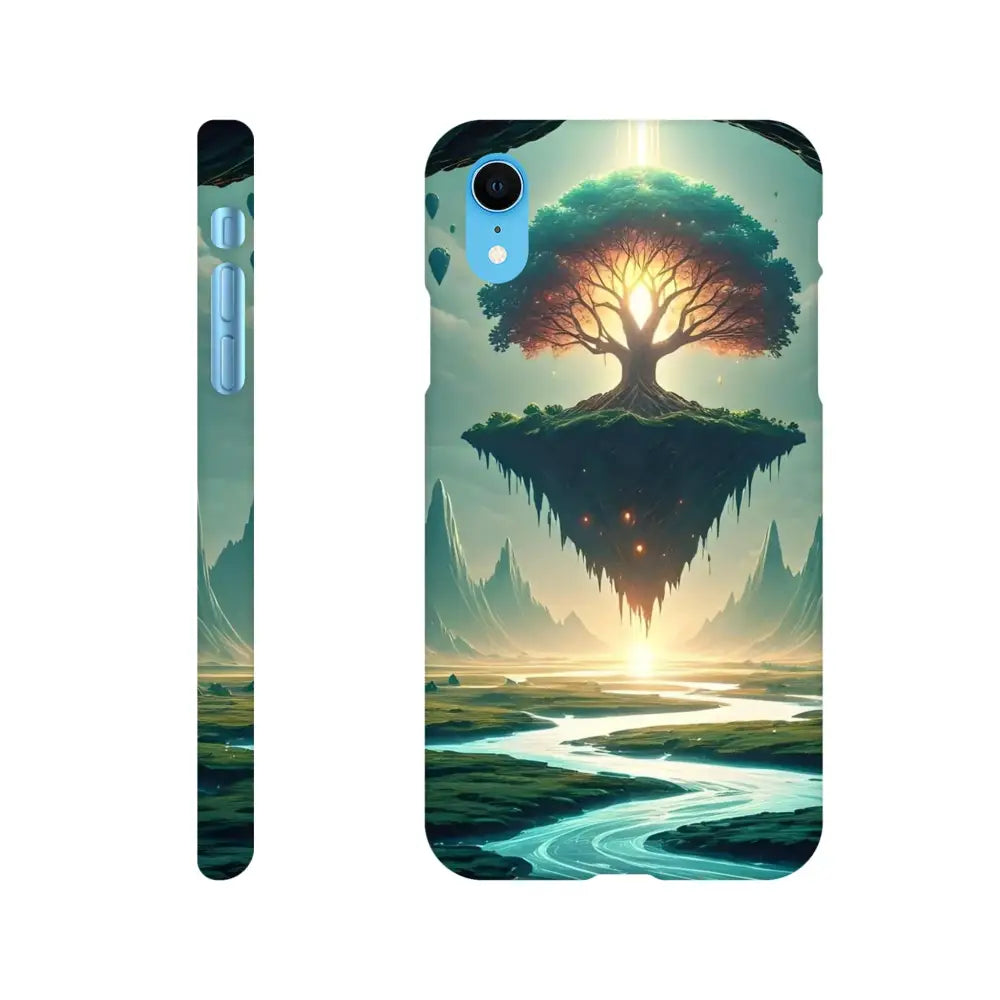 Fantasy landscape phone case featuring Sanctuary of the Skyroot design for iPhone