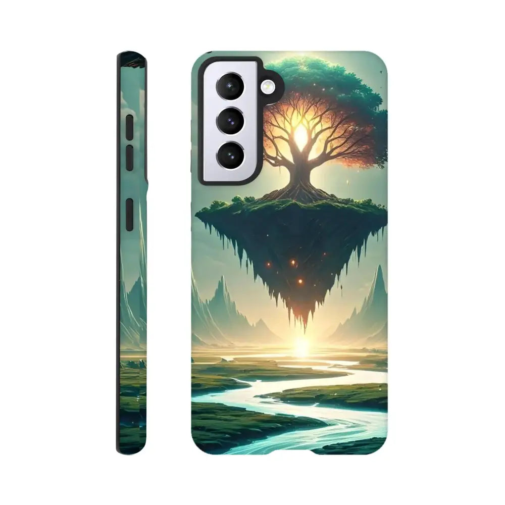 Samsung Tough Case Sanctuary of the Skyroot with fantasy landscape design