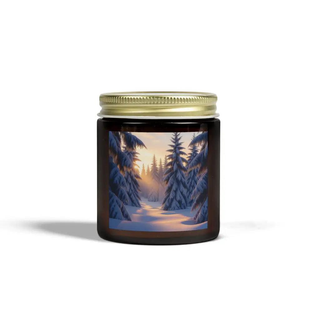 Scented Candle Fraser Fir Forest in a Winter Forest setting by PixiOnyx Winter Glow