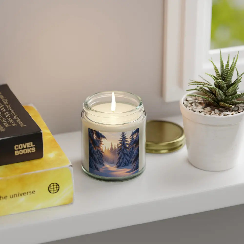 Winter forest scented candle from PixiOnyx Winter Glow collection