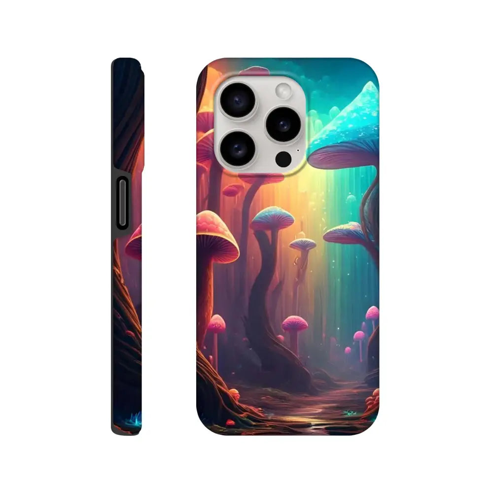 Mushroom-themed iPhone Tough Case from Shroom Bloom: The Veil Beyond by PixiOnyx