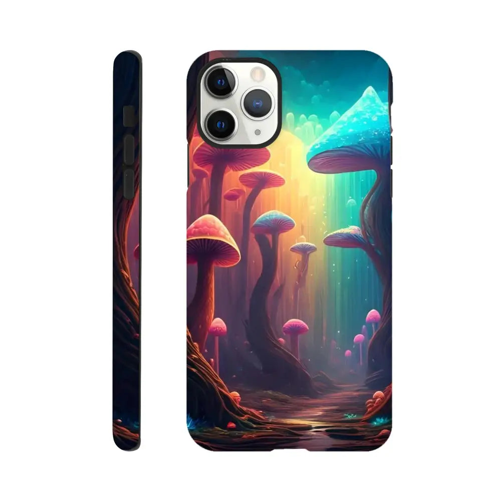 Mushroom-themed iPhone Tough Case from Shroom Bloom Veil Beyond by PixiOnyx
