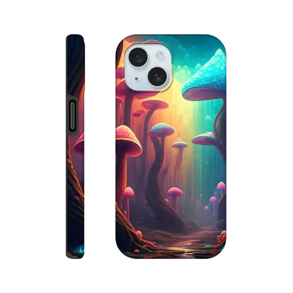 Mushroom-themed phone case from Shroom Bloom The Veil Beyond for iPhone by PixiOnyx