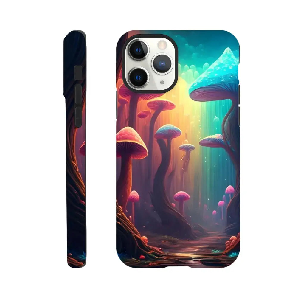 Mushroom-themed iPhone tough case from Shroom Bloom: The Veil Beyond collection