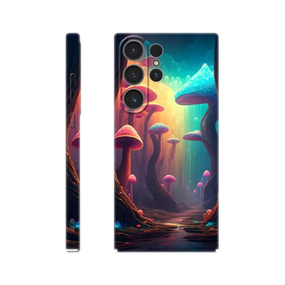 Phone case with Mushroom Forest design from Shroom Bloom Veil Beyond Samsung Slim Cover